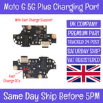 Motorola Moto G 5G Plus XT2075 Charger Charging Port Connector Board+Fast Charge