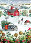 Winter on the Farm by Deva Evans Pack of 8 Christmas Cards