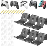 Support De Manette De Jeu, Support De Casque Et Support Mural Pour Manettes Compatible Avec Ps3/Ps4/Ps5/Xbox 360/Xbox One/S/X/Elite/Series S/Series X, Lot De 6