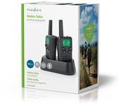 Walkie-talkie Set - 2 handenheter - 10 km - Upp till 6 timmar - Svart