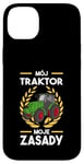 Coque pour iPhone 14 Plus Farmers My Tractor My Rules Mój Traktor Mon Zasady Tractor