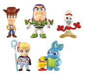 Jouet Story 4 Set 6 Figurine 6-8cm Buzz Woody Forky Bo Peep Gashapons TOMY