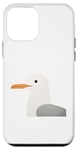 Coque pour iPhone 12 mini Design simple et minimaliste de mouette et d'oiseau