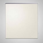 Roller Blind Blackout 80 x 230 cm off White vidaXL