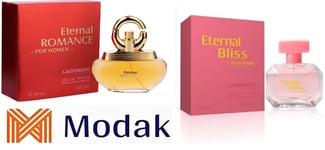 Modak 2 Pack women Perfume Eternal Romance ,  Eternal Bliss EDP 100ml