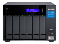 QNAP TVS-672XT-i3, 6-bay NAS, Intel Core i3-8100T, 8 GB RAM, 2xM.2 PCIe SSD-slot, 10GbE+2xGigaLAN, HDMI, Thunderbolt 3