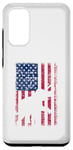 Coque pour Galaxy S20 Drapeau américain éléphant vintage patriotique 4 juillet