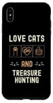 iPhone XS Max Cat Lover Cats And Treasure Hunting Metal-Detecting Kittens Case