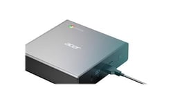 Acer Chromebox CXI4 - Mini PC - 1 x Core i5 10210U / 1.6 GHz - RAM 8 Go - flash - eMMC 128 Go - UHD Graphics - Gigabit Ethernet LAN sans fil: - Bluetooth 5.0, 802.11a/b/g/n/ac/ax - Chrome OS - moniteur : aucun - noir