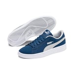 Puma Mixte Enfant Smash V2 Buck Jr Baskets, Bleu (Gibraltar Sea-High Rise White 10), 38 EU