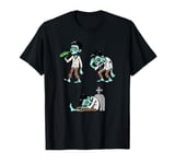 3 Stages of Hangover of a Zombie for Halloween T-Shirt