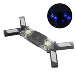 Laptop Cooler Pad Dual Fan Light Emitting Notebook Speaker Foldable Coolin