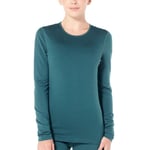 icebreaker 200 Oasis Long Sleeve Crewe - Sous-vêtement mérinos femme Midnight Navy 2 XS