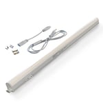 Briloner - Réglette LED à lumière blanc neutre - idéale pour meubles - placards - cuisine - interrupteur intégré - 8 W - longueur : 57,3 cm