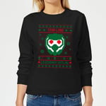 Guardians Of The Galaxy Star-Lord Pattern Women's Christmas Jumper - Black - XS