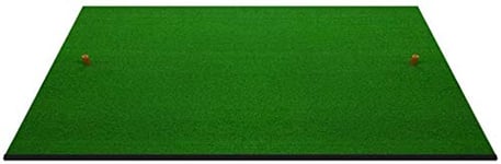 BRFDC Golf Mats Golf Hitting Mat Indoor/Outdoor Golf Putting Trainer Mat Driving Range Golf Practice Mat (Color : Green, Size : 2cm thick)