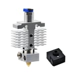 (Vain Hotend Neo)LBQ 3D-tulostimen tarvikkeet Ender3 /V2 CR10 Ender5 ekstruuderin 3D-tulostin Täysi sarja 4010 tuulettimella 0,4 mm suuttimella Ender 3:lle