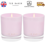 Ted Baker London Luxury Scented Candle Bergamot & Cassis Christmas Gift 200g 2Pk