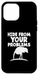 Coque pour iPhone 15 Pro Max Tête d'autruche dans le sable - Animal amusant pour cacher vos problèmes