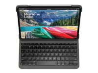 Logitech Slim Folio Pro - Clavier et étui - rétroéclairé - sans fil - Bluetooth - QWERTZ - Allemand - pour Apple 12.9-inch iPad Pro (3ème génération)