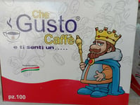 Coffee Pods Gusto Miscela Rossa Espresso For Frog Coffee Machine 100Pcs