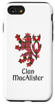 Coque pour iPhone SE (2020) / 7 / 8 Clan MacAlister Tartan Nom de famille écossais Scotland