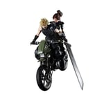 SQUARE ENIX FINAL FANTASY VII REMAKE PLAY ARTS KAI JESSIE CLOUD & MOTORCYCLE FS