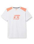 Softee T-Shirt pour Homme S White/Coral