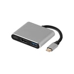 Multiadapter för USB-C - 3 Olika Portar