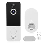 New 1080P WiFi Video Doorbell PIR Night Vis-ion APP Remote With Ding Dong Bell F