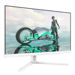 Philips Evnia 27M2N3201A Moniteur de Jeu Full HD 27", 180 Hz, 0,5 ms, FreeSync Prem., G-Sync Comp., HDR10 (1920x1080, 2X HDMI, DisplayPort) Blanc