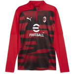 Puma Mens AC Milan Pre Match Drill Top 2024 2025 Adults Red XL