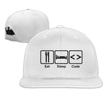 WLBD Cap Eat Sleep Code Computer Coder Programmer Love To Program Coding Drawing