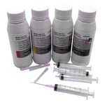 4x250ml Refill Ink B/C/M/Y for Canon Pixma G4510 G4511 G5050 G6050 G7050 GM2050