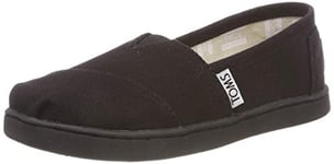 TOMS Mixte Enfant Alpargata Core Loafers-shoes, Noir, 32.5 EU