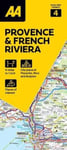 AA Road Map Provence & French Riviera