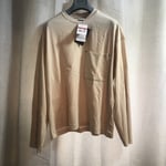 Nike Tech Pack Dri-Fit Sportswear Beige Long Sleeve Top Men's Large