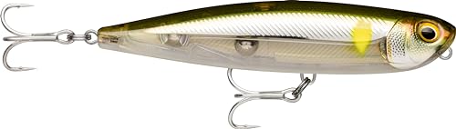 Rapala - Leurre de Pêche Precision Xtreme Pencil Saltwater Construction Plastique - Leurre Mer Flottant - Profondeur de Nage Surface - Taille 10,7cm / 21g - Fabriqué en Estonie - Ayu