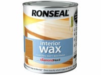 Ronseal Interior Wax Medium Oak 750ml