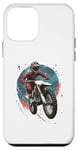 Coque pour iPhone 12 mini Design Dirt Bike pour garçon, homme, femme, enfant