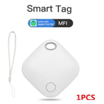 Mini GPS Tracker - spårning i realtid, ingen prenumerationsapp krävs, för telefoner, plånböcker, nycklar, barn, husdjur, etc. white