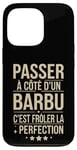 Coque pour iPhone 13 Pro Barbe Barbu Humour idée Cadeau Barbu Homme Père