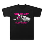 Green Day Saviors Illustration T-Shirt black