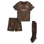 PUMA Manchester City 24/25 Goalkeeper Short Sleeve Minikit Kids, storlek 92 cm