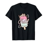 Pusheen Chill Ice Lolly Tshirt T-Shirt
