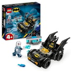 LEGO DC Batman: Batman & Batmobile vs. Mr. Freeze - Super Hero Car Toy with 2 Minifigures for Fun Role Play - Birthday Gift for 4+ Year Old Boys and Girls 76301