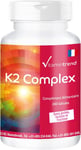Complexe De Vitamine K2 1250Μg - 240 Gélules - Vegan – Haute Dose - MK4 & MK7 |