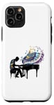 Coque pour iPhone 11 Pro Piano Piano Jouant Piano Joueur Art