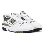 New Balance 550 White/Khaki Trainers