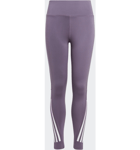 Adidas Adidas Aeroready 3-stripes High-rise 7/8 Optime Pocket Tights Treenivaatteet SHADOW VIOLET / BLISS LILAC / WHITE